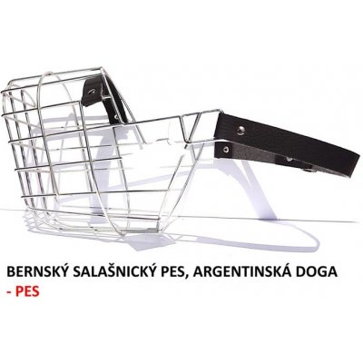 Mr. Rozchov Náhubek kovový Bernský salašnický pes Argentinská doga pes – Sleviste.cz