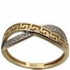 Prsteny Amiatex Zlatý prsten 89846