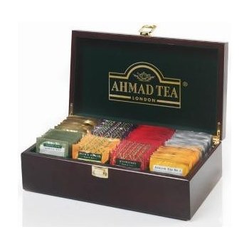 Ahmad Tea Keeper luxusní dřevěná kazeta 8 x 10 x 2 g od 949 Kč - Heureka.cz
