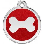 Red Dingo Známka kost S 20mm – Zboží Dáma