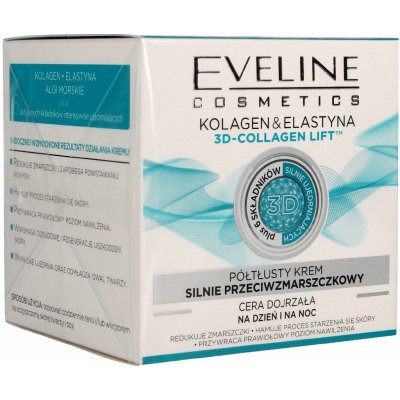 Eveline Collagen & Elastin denní a noční krém 50 ml – Zboží Mobilmania