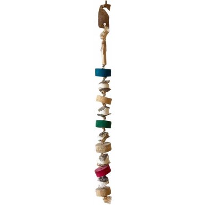 Terra Kebab pro papoušky ze dřeva a sépiových kostí 44 x 5 cm – Zboží Mobilmania