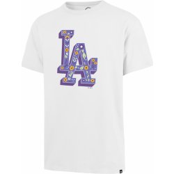 47 Brand pánské tričko Los Angeles Dodgers Los Angeles Dodgers Graphic ’47 Drop Shoulder Tee white Wash