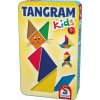 Hra a hlavolam SCHMIDT Tangramy pro děti v plechové krabičce