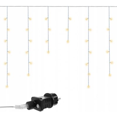 ISO 11519 Vánoční světelný závěs 300 LED 2.48 W teplá bílá 15 m – Sleviste.cz