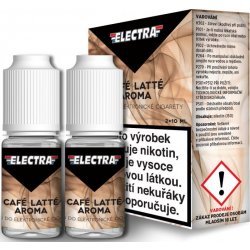 Ecoliquid Electra 2Pack Cafe Latte 2 x 10 ml 18 mg