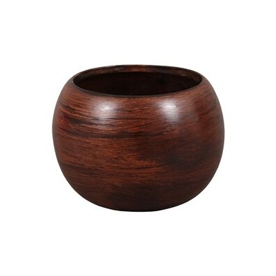 Obal na květník MANES WOOD keramický hnědý pr.13x13cm tmavě hnědá speciální – Hledejceny.cz