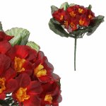Autronic Petrklíč, červená barva Květina umělá S6029-RED, cena za 1 kus – Hledejceny.cz
