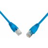 síťový kabel Solarix C6-114BU-0,5MB Patch CAT6 UTP PVC, 0,5m, modrý