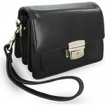 Kožená pánská klopnová etue 611-7322-60 Černá – Zboží Dáma