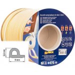 Vorel TO-76756 Těsnění do oken a dveří samolepící 9 x 5,5 mm TYP P 100 m bílé – HobbyKompas.cz