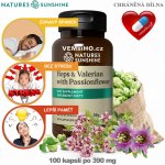 Nature’s Sunshine Hops and Valerian with Passionflower 100 kapslí po 390 mg – Hledejceny.cz