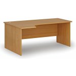 PRIMO Kancelářský rohový pracovní stůl WOOD, 1800 x 1200 mm, levý, buk – Zboží Mobilmania