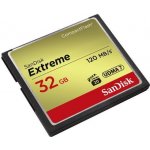 SanDisk CompactFlash Extreme 32 GB UDMA7 SDCFXSB-032G-G46 – Zboží Mobilmania