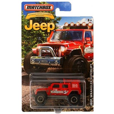 Mattel Matchbox Angličák Jeep Wrangler Superlift DMN32 – Hledejceny.cz