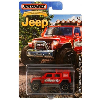 Mattel Matchbox Angličák Jeep Wrangler Superlift DMN32 – Zbozi.Blesk.cz