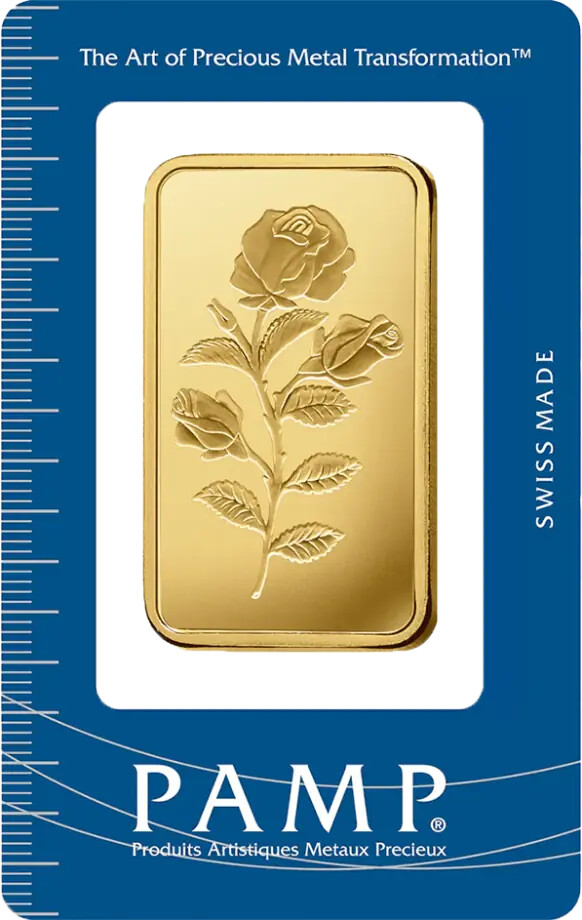 Pamp Růže zlatý slitek 100 g