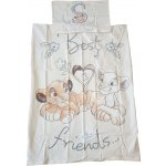 Jerry Fabrics povlečení Lví Král Best Friends 100 x 135 cm 60x40 cm – Zboží Dáma