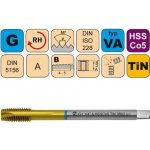 NÁSTROJE CZ Strojní závitník /CZZ3662/ pro trubkový závit s přímou drážkou a lamačem třísek CZZ Závit: G3/4"-A – Hledejceny.cz