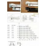 Satos Zásuvkový pojezd T-550 mm BÍLÝ – Sleviste.cz