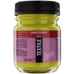 Deco Amsterdam Textile Barva na textil 50 ml reflex žluta 256 – Zboží Dáma