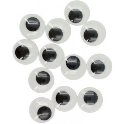 CREATOYS Oči svítící ve tmě -12 ks, 15 mm – Zboží Dáma