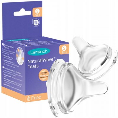 Lansinoh savička NaturalWave pomalý průtok 2 ks transparentní – Zbozi.Blesk.cz