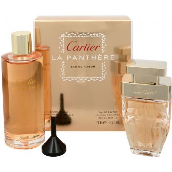 Cartier La Panthere EDP 25 ml + EDP 75 ml náplň dárková sada