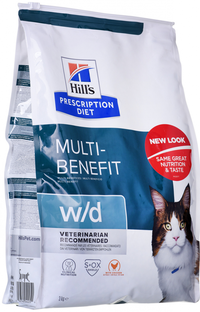 Hill\'s Prescription Diet w/d Multi Benefit kuřecí 3 kg