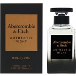 Abercrombie & Fitch Authentic Night toaletní voda pánská 100 ml – Hledejceny.cz