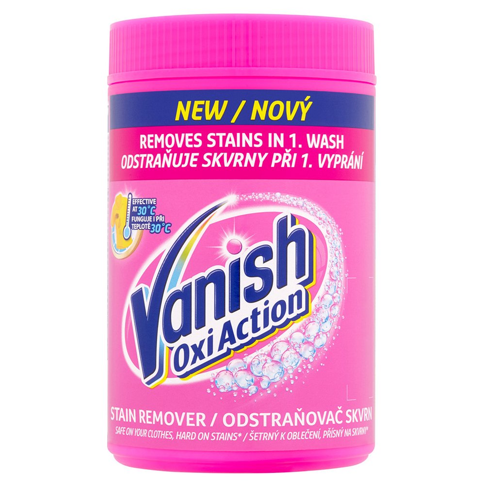 Vanish Oxi Action Prasek Na Odstraneni Skvrn 625 G Heureka Cz
