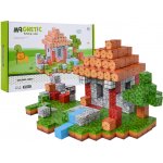 RKToys Magnetická stavebnice 3D Domek s zahradou 312 kostek – Hledejceny.cz