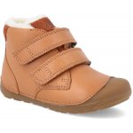 Bundgaard Barefoot zimní obuv Petit Mid Winter Cognac hnědá – Zboží Mobilmania