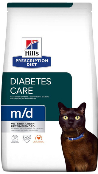 Hill\'s Prescription Diet M/D Diabetes Feline With Chicken 3 kg