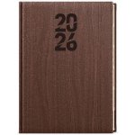 Ctirad Wood A5 Denní 2026 hnědá – Hledejceny.cz