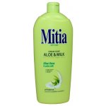 Mitia Aloe & Milk tekuté mýdlo náhradní náplň 1 l – Zboží Dáma