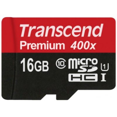 Transcend 16 GB microSDHC UHS-I U1 TS16GUSDCU1 – Zboží Mobilmania