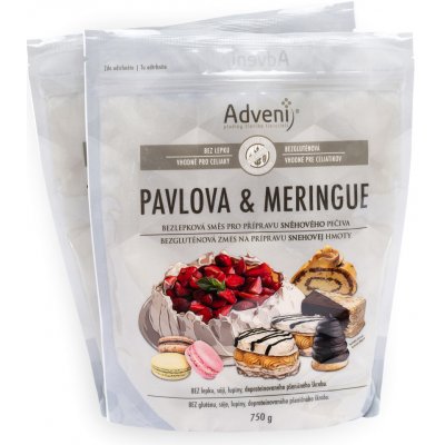 Adveni Medical Adveni bezlepková směs Pavlova & meringue 750 g – Zboží Mobilmania