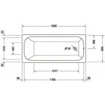 Duravit Qatego - 180 x 80 cm 700613000000000 – Hledejceny.cz