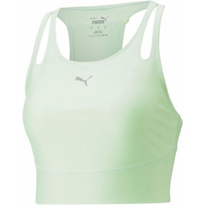 Puma RUN ULTRAFORM CROP TANK zelené – Zboží Mobilmania