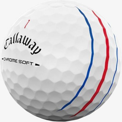 Callaway Chrome Soft Triple Track bílé 3 x 3 ks – Hledejceny.cz