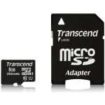 Transcend microSDHC 8 GB Class 10 TS8GUSDHC10 – Zbozi.Blesk.cz
