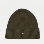 Tommy Hilfiger pánská zimní čepice khaki zelená – Hledejceny.cz