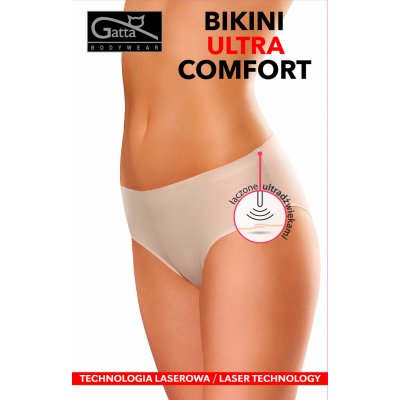 Gatta 41591 Bikini Ultra Comfort dámské kalhotky bílá – Zboží Mobilmania