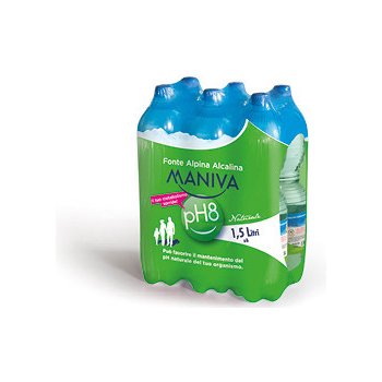 Maniva neperlivá PET 6 x 1500 ml