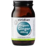 Viridian Organic Ginger 400 mg 90 kapslí – Hledejceny.cz