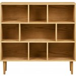House Nordic Oshawa knihovna přírodní 30x104.5x112 cm – Sleviste.cz