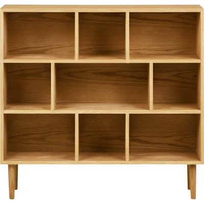 House Nordic Oshawa knihovna přírodní 30x104.5x112 cm – Sleviste.cz