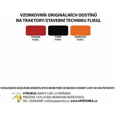 U PEPÁNKA s.r.o. BARVY NA TRAKTORY FLIEGL Originální odstín ČERNÁ lesk 2-K Polyuretan, SET s tužidlem Velikost: 1,25kg SET s tužidlem | Zboží Auto