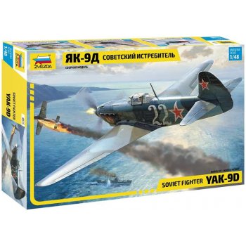 Zvezda Model Kit letadlo 4815 YAK-9 Soviet fighter 1:48